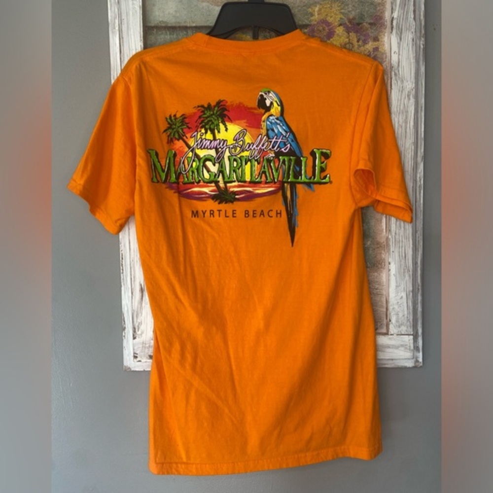 Jimmy Buffett Margaritaville Myrtle Beach Orange  T-Shirt Small